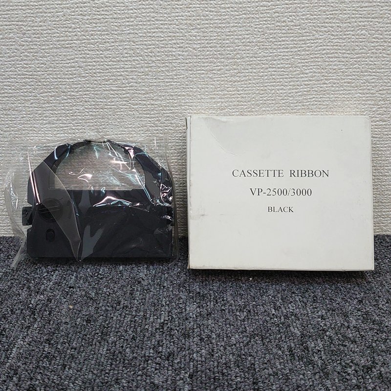△ エプソン VP-2500/3000用インクリボンカセット 黒 長期在庫未使用品 ▽0157-T_画像1