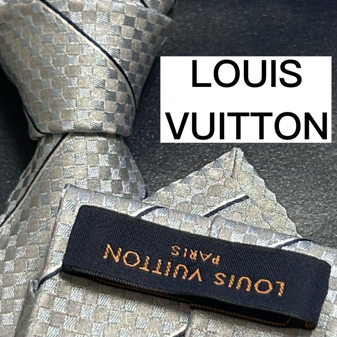 激レア 未使用級 現行 ネクタイ シルク LOUIS VUITTON ルイヴィトン