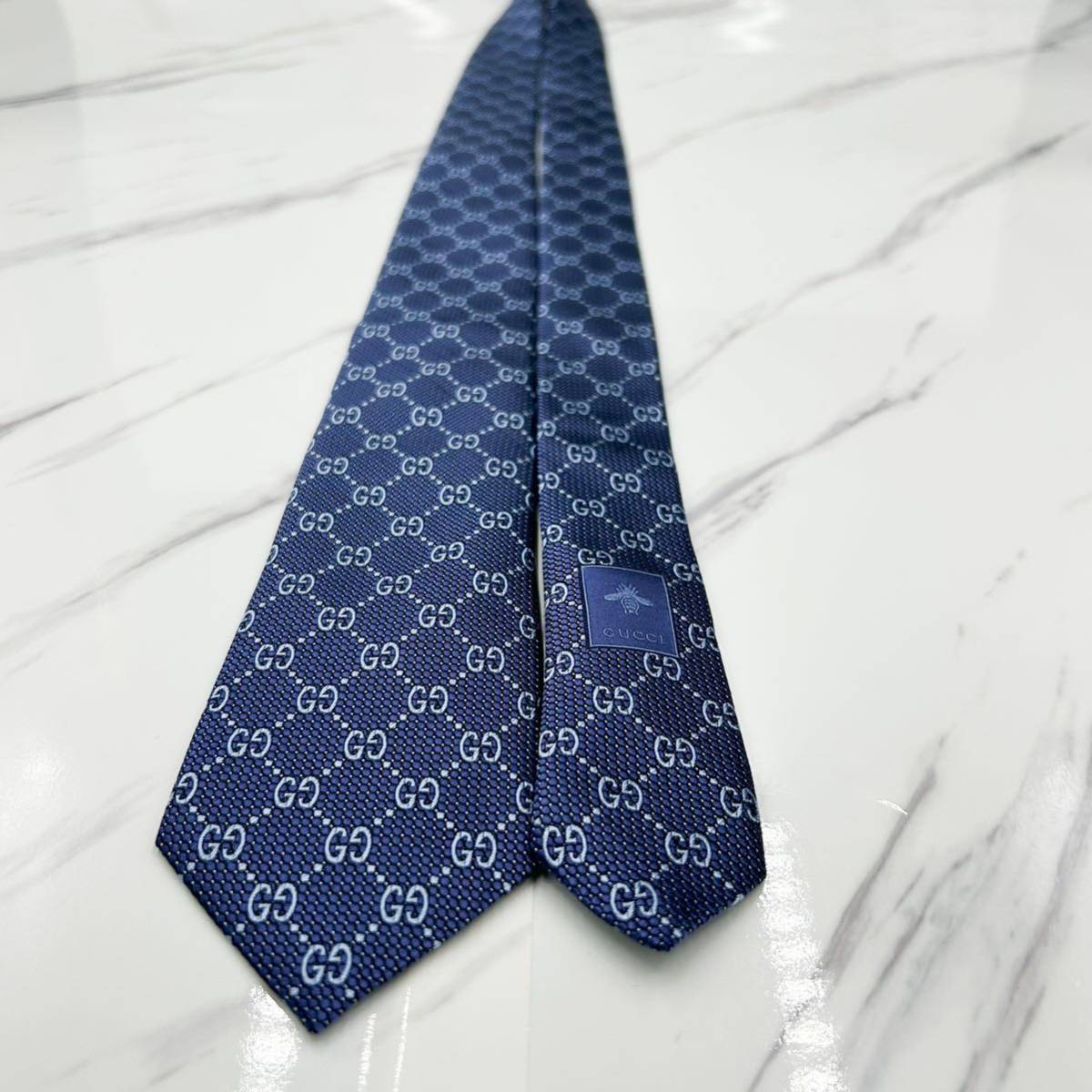 未使用タグ付 HERMES エルメス ネクタイ 紺 ストライプ | baxvel.com