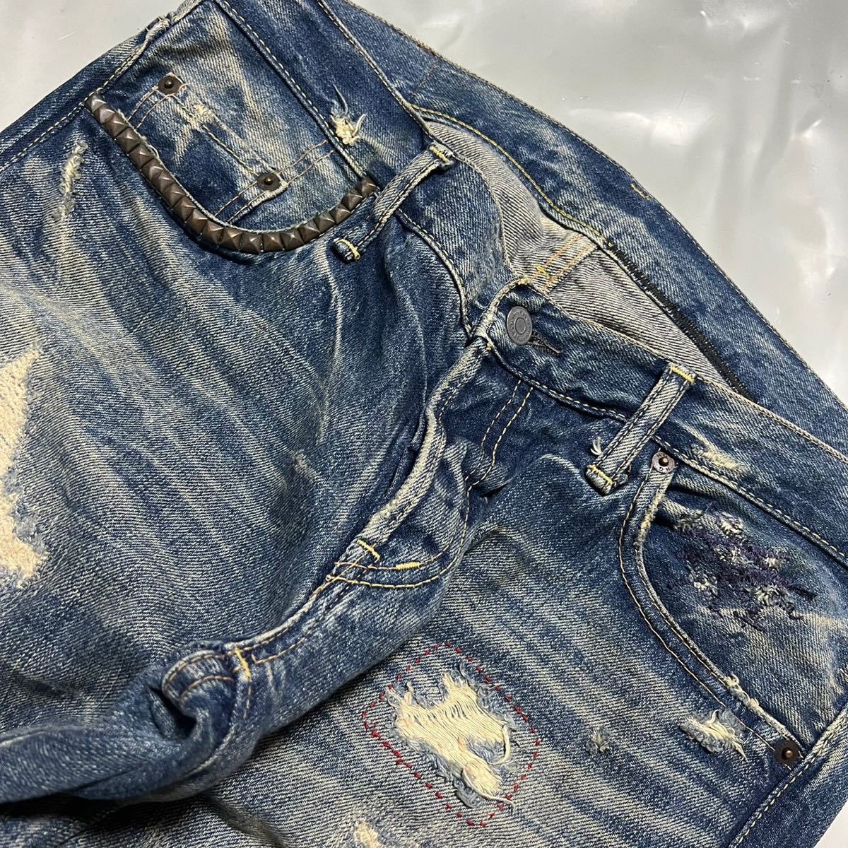 初期 HYSTERIC GLAMOUR スキャブ DENIM XXX SCAB ヒステリックグラマー