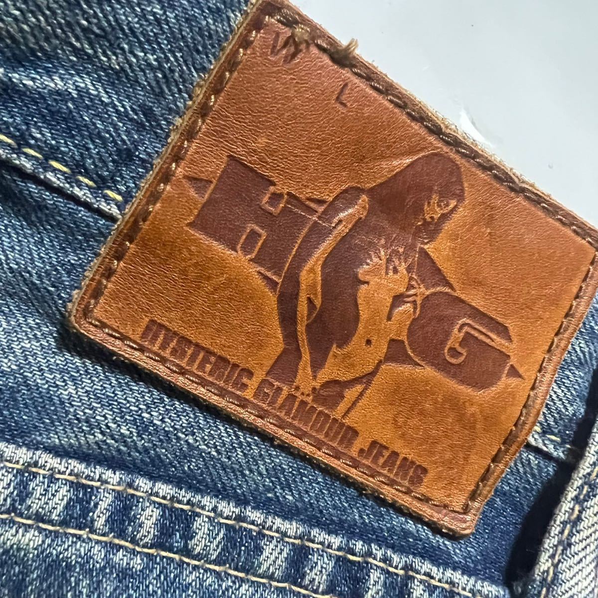 初期 HYSTERIC GLAMOUR スキャブ DENIM XXX SCAB ヒステリックグラマー
