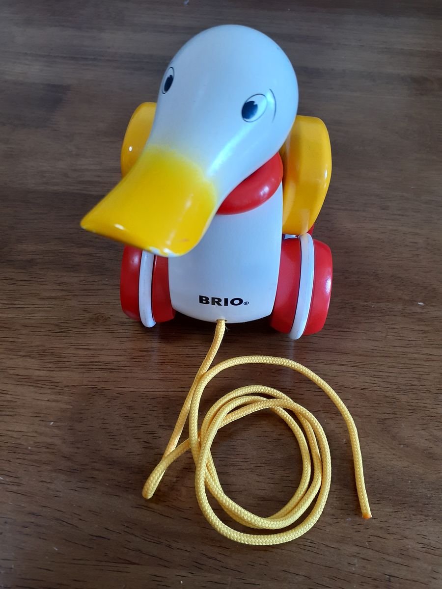 BRIO Pull Along Duck 知育　おもちゃ レトロ フィギュア