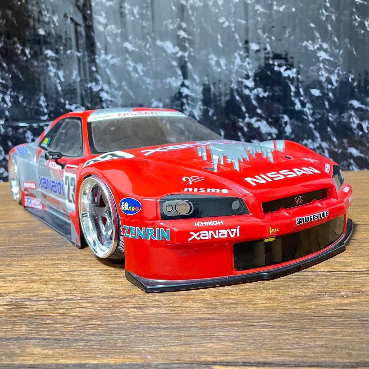 素晴らしい外見 タミヤ ラジコン 1/10 GT-R スカイライン ザナヴィニスモ 田宮模型