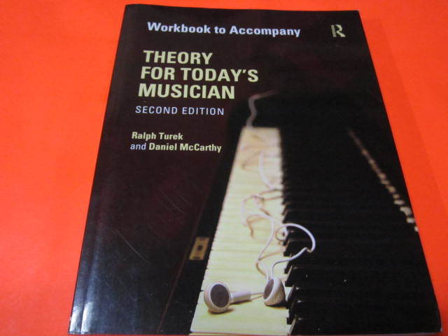  импорт manual ( теория музыки )Theory for Today\'s Musician Workbook, Second Edition CD имеется 