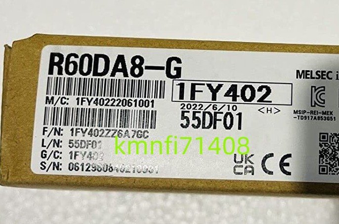 【新品】 三菱 R60DA8-G PLC ★6ヶ月保証