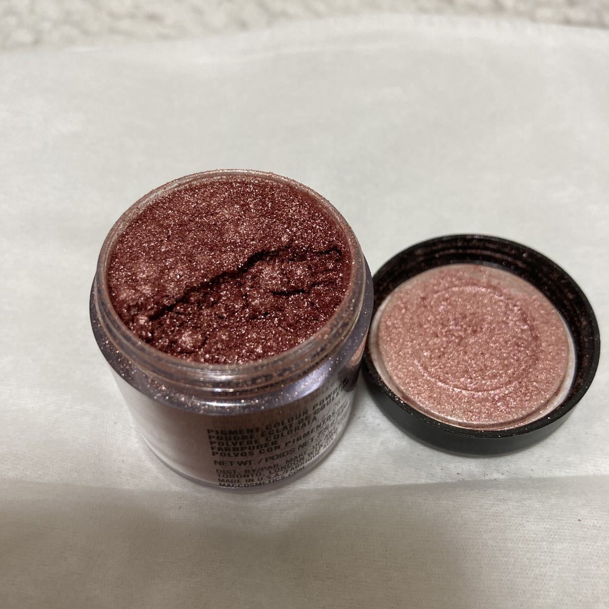  new goods MAC I color eyeshadow REVVED-UP lame cheeks Mac minela