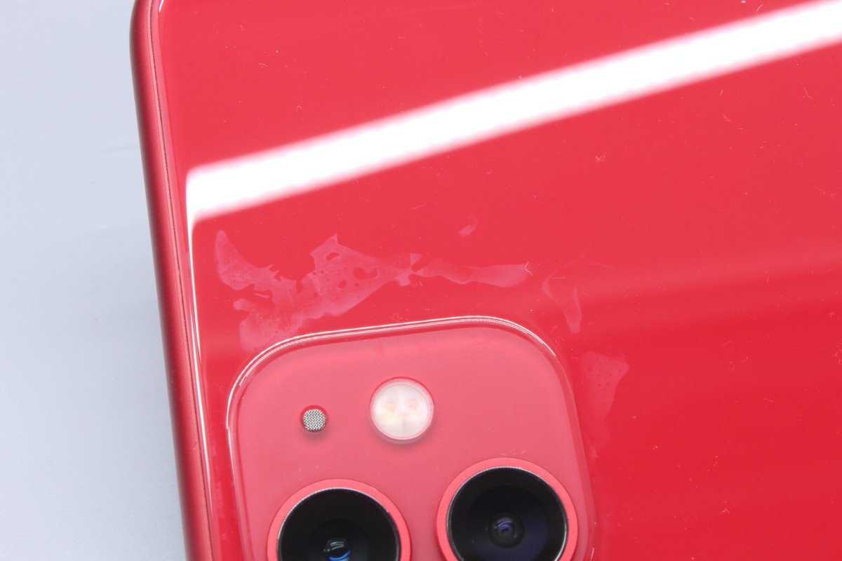 Apple iPhone11 64GB (PRODUCT)RED A2221 MWLV2J/A バッテリ88% ■au★Joshin7620【1円開始・送料無料】_画像8