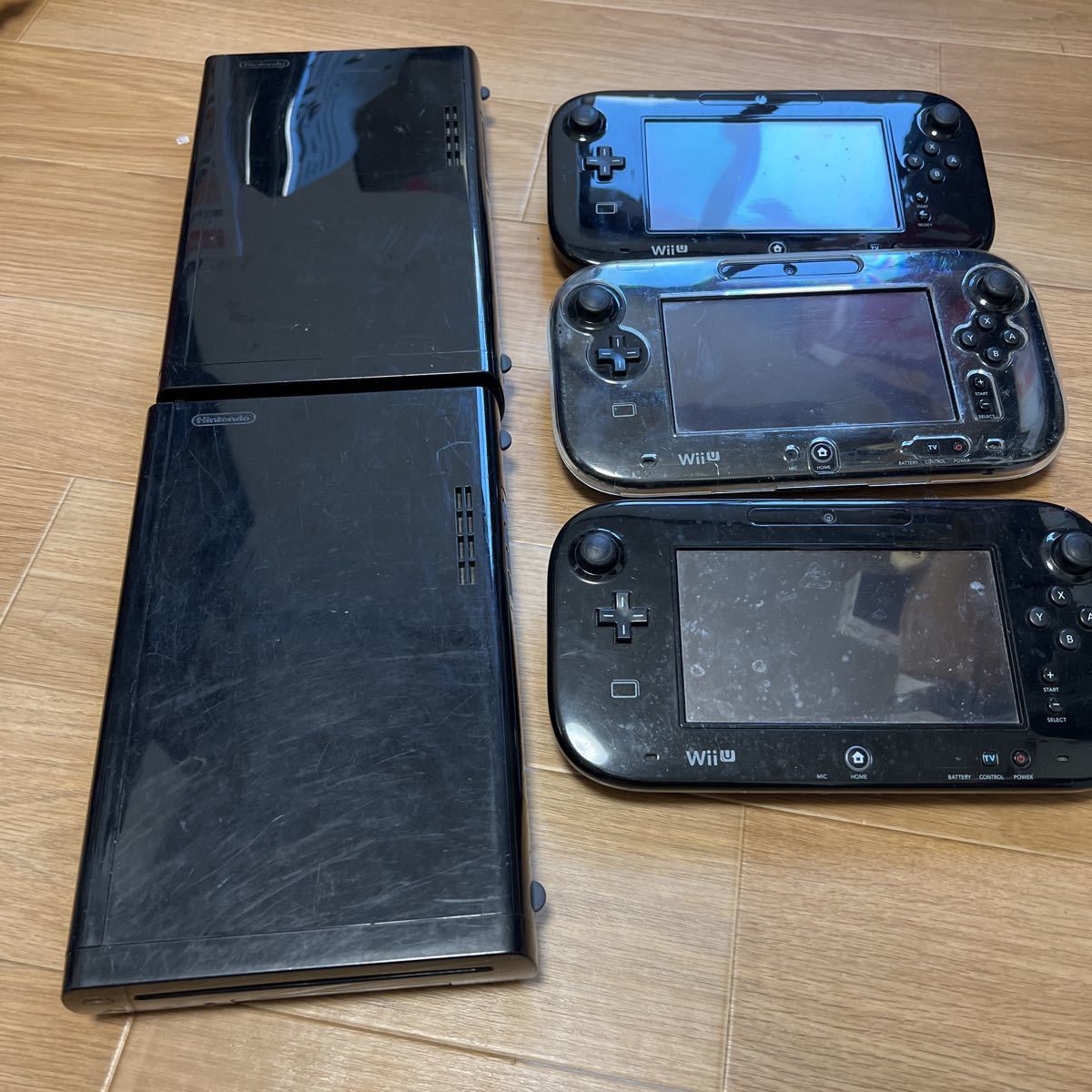 任天堂 WiiU 本体/周辺機器 まとめ売り セット 未検品 32GB ブラック