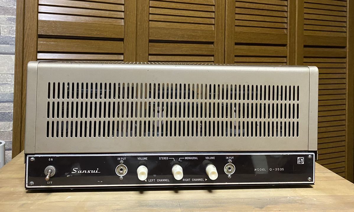 Yahoo!オークション - 希少 SANSUI パワーアンプ Q-3535 動作品 Yahoo!オークション - 希少 SANSUI パワーアンプ Q-3535 動作品