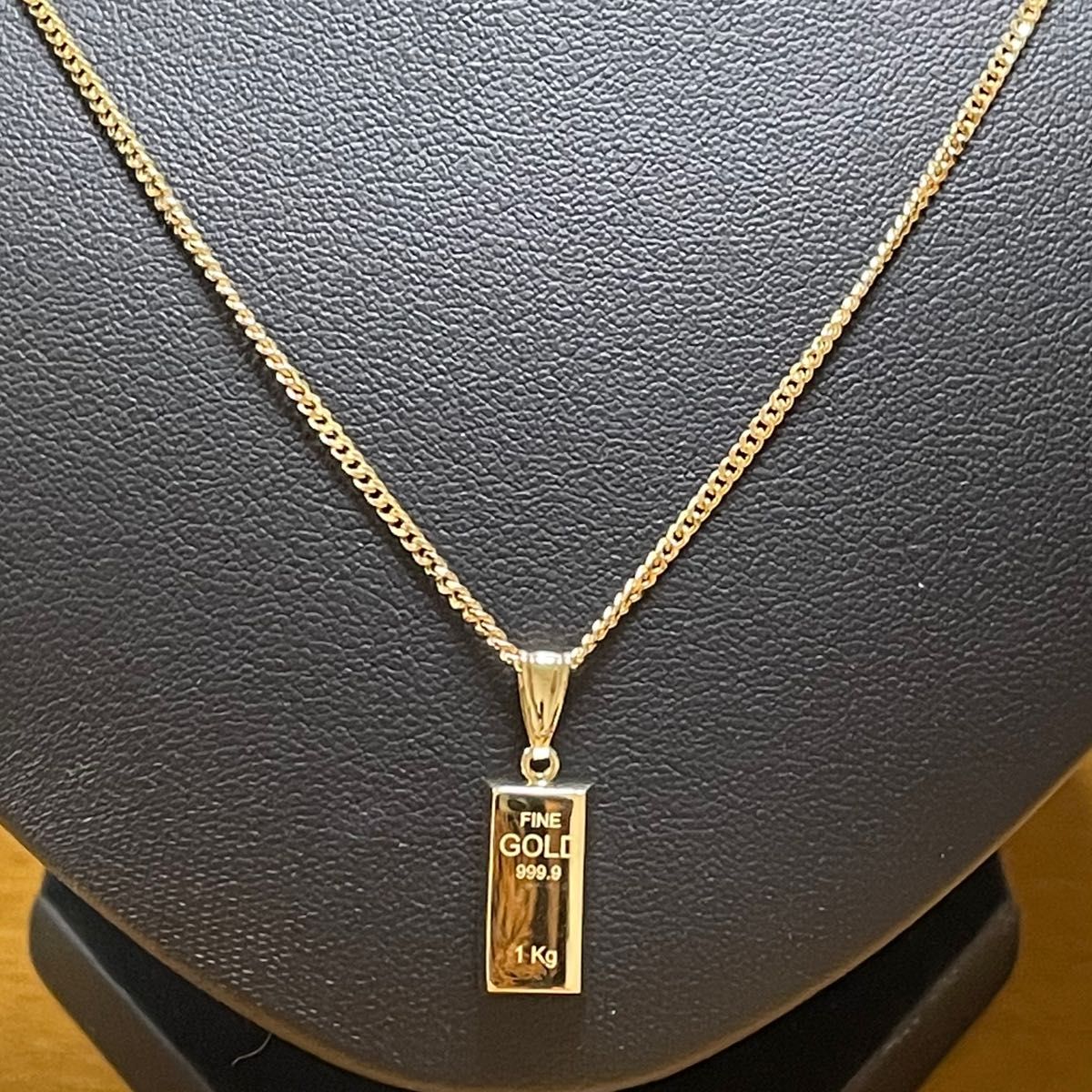 K18YG(イエローゴールド)ゴールドバーペンダントトップ | noonanwaste.com