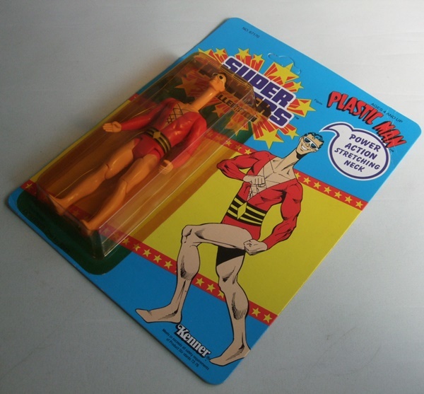 Vintage 80s Kenner SUPER POWERS プラスチックマン Plastic Man フィギュア・人形 未開封品 ビンテージ DCコミック オールドケナー