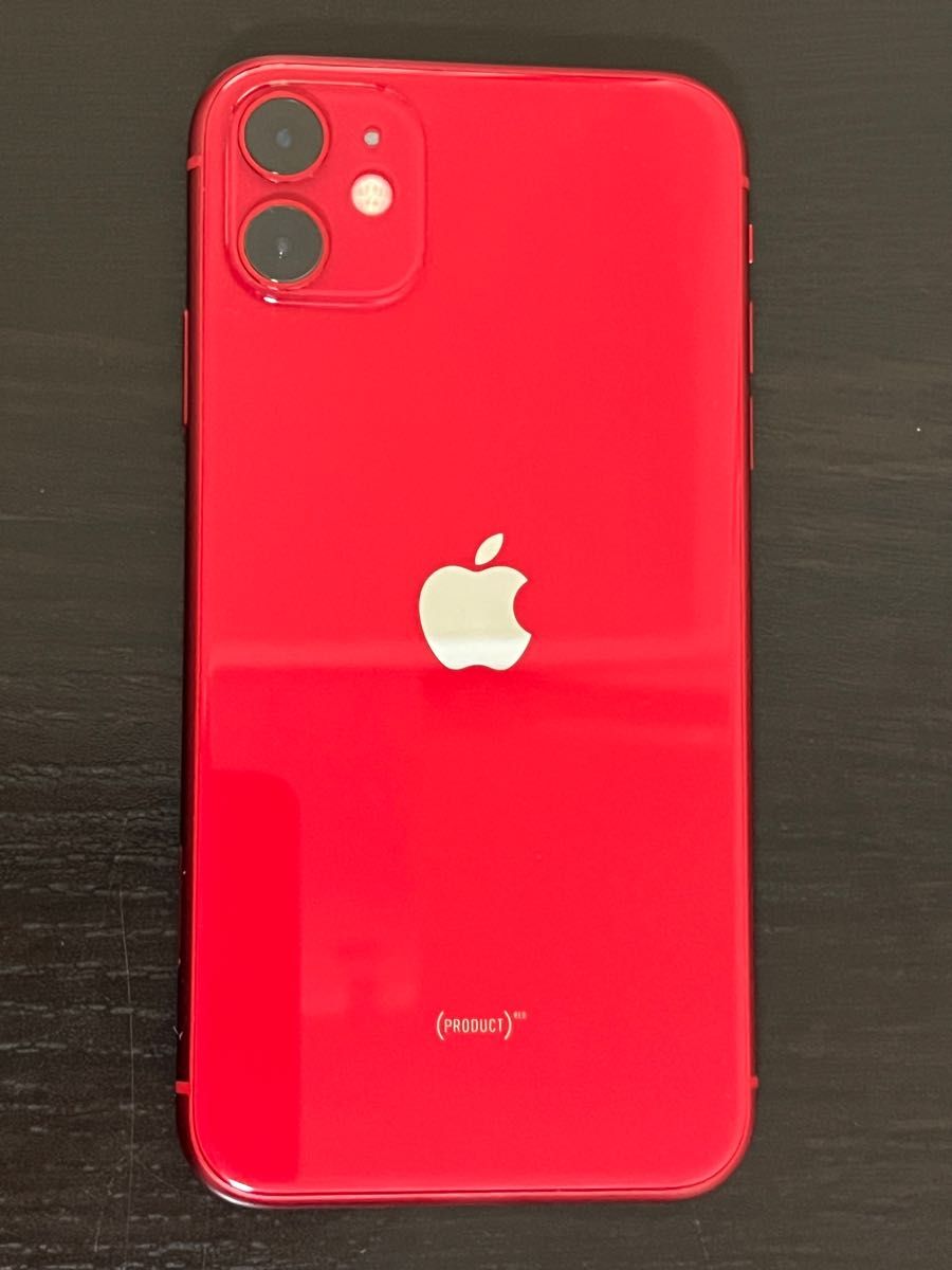 ください◵ iPhone - iPhone11 Apple版シムフリー レッド 64GB おまけ