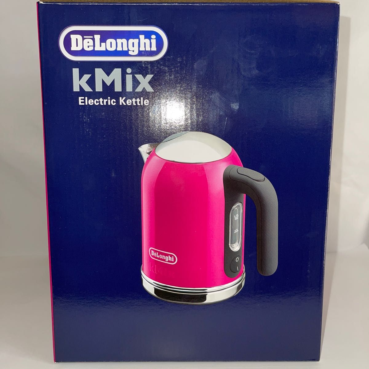 デロンギ ケーミックス電気ケトル　SJMO10J マゼンダ　容量0.75L 未使用　専用箱あり　DeLonghi kMix