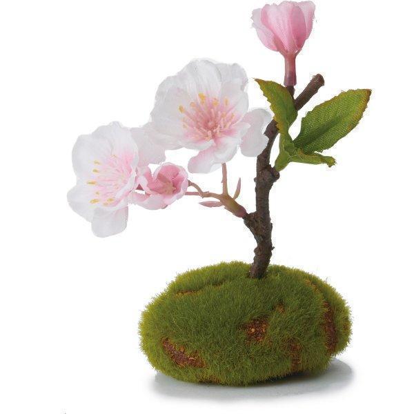 [ new goods /2 piece set ] Mini Sakura kokedama artificial flower material for flower arrangement ornament interior art flower 