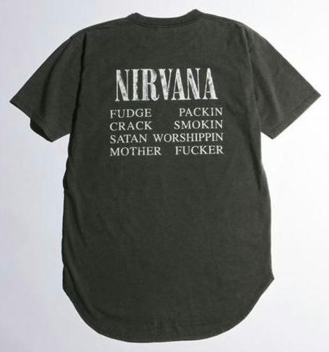 Nirvana monkey time　vestibule Tシャツ BEAUTY&YOUTH UNITED ARROWS　ニルヴァーナ ビッグTシャツ バンドTシャツ　バンT_画像1