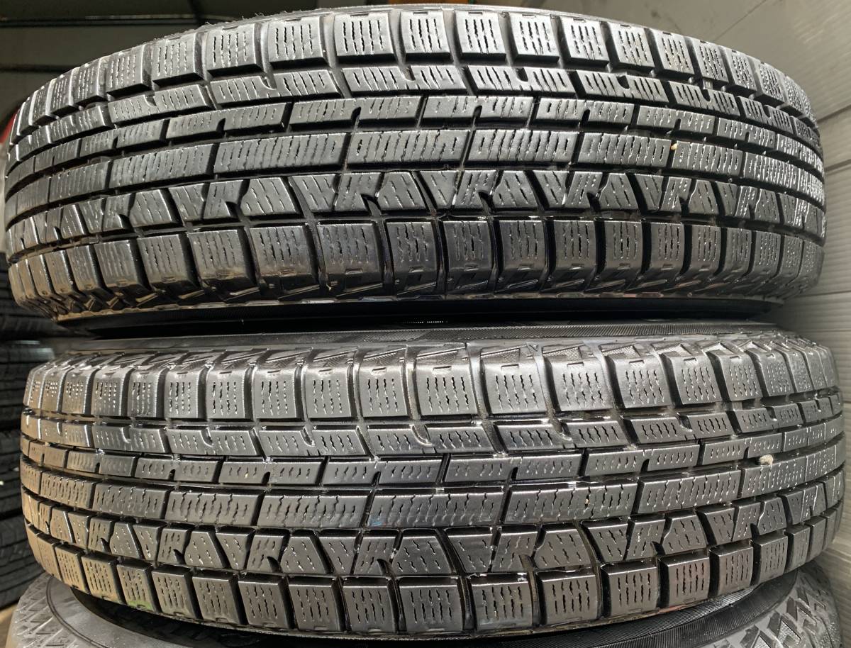 バリ山！2019年製!ヨコハマアイスガード5 IG50PLUSの145/80R13スタッドレスと社外13インチ4J＋42pcd100-4Hφ68が4本ですムーヴ　ワゴンR等_画像8