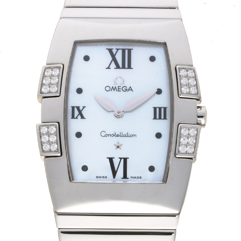 ［飯能本店］OMEGA オメガ コンステレーション クアドレラ ダイヤモンド 1586.70.00 腕時計 レディース DH73694