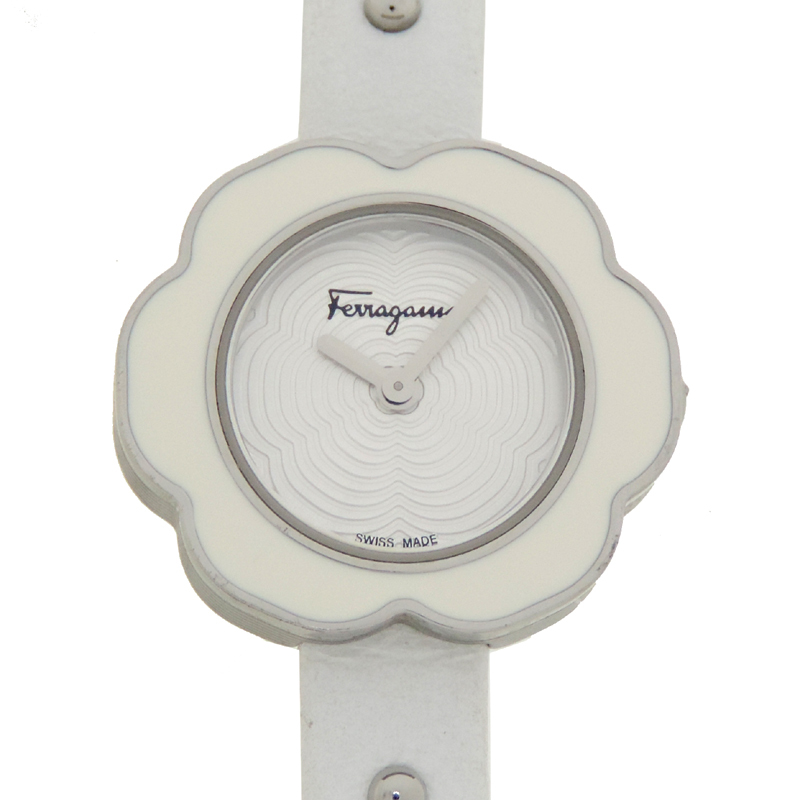 ［飯能本店］Salvatore Ferragamo サルヴァトーレフェラガモ フィオーレ SFCS 腕時計 ステンレススチール シルバー文字盤 DH66434