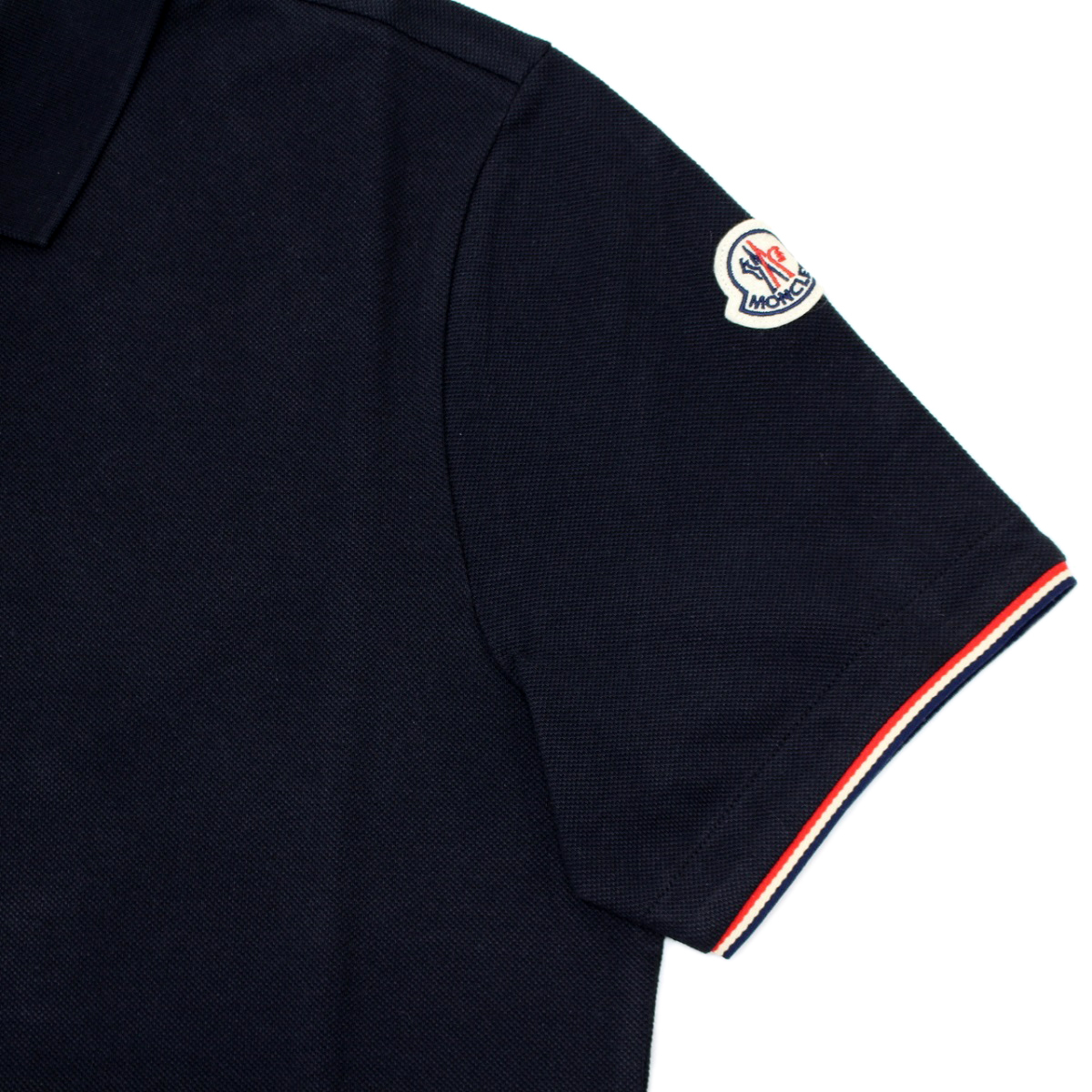 75 MONCLER ネイビー 半袖 ポロシャツ size L | www.jarussi.com.br