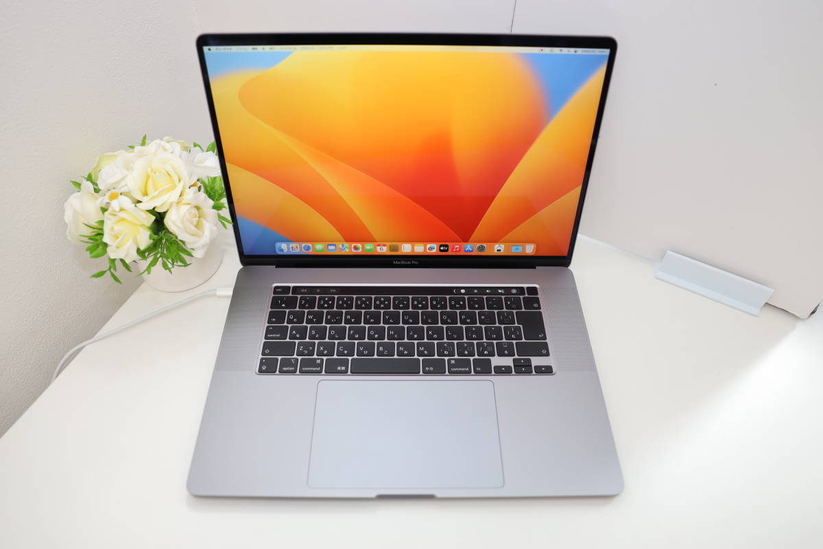 新品同様 MacBook Pro 16インチ 2019 最新macOS Ventura 最高峰Corei9 2.4GHz 超高速大容量RAM64GB SSD1TB Radeon 高解像度 Pro 5500M