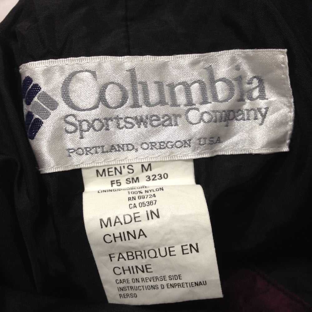 コロンビア Columbia ナイロン100% マウンテンジャケット ナイロンジャケット サイズM 緑系 グリーン系 T-007876_画像9