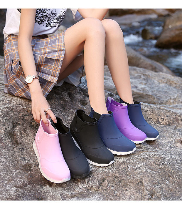 23cm rain shoes rete e-s rain boots sneakers stylish rain boots rain sneakers is ikatto sneakers navy 408