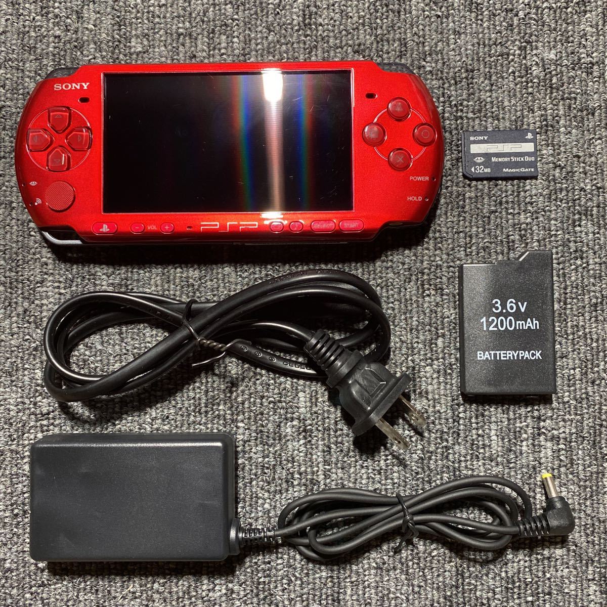 PSP PSP-3000 ラディアントレッド 一式セット Yahoo!フリマ（旧）-