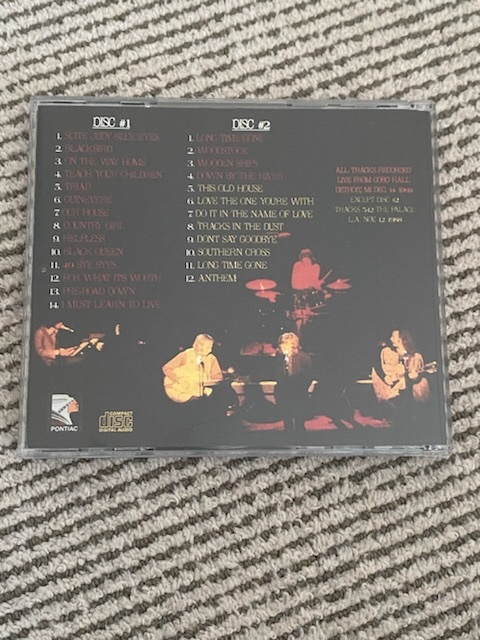 Crosby, Stills, Nash & Young 「Going Back To Detroit」 2CDR_画像2