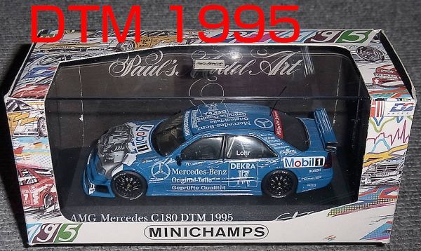 1/43 メルセデス AMG Cクラス ブルー DTM 1995 Lohr 17号 プレゼンテーション C180 ベンツ MERCEDES BENZ PRESENTATION