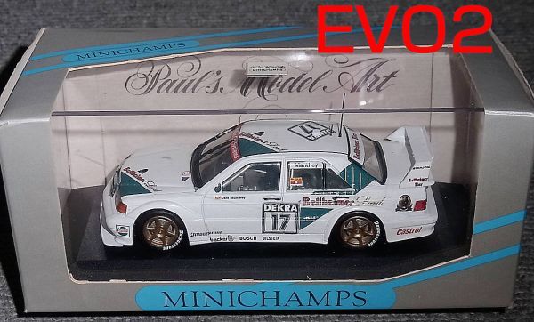 1/43 メルセデス ベンツ 190E DTM EVO2 AMG 17号 白緑 MANTHEY 1993 MERCEDES BENZ