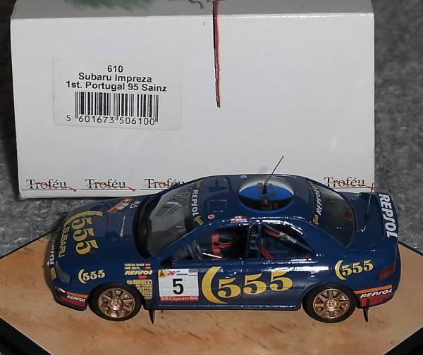 610 1/43 555 スバル インプレッサ サインツ 5号車 1995 ポルトガル WRC SUBARU IMPREZA
