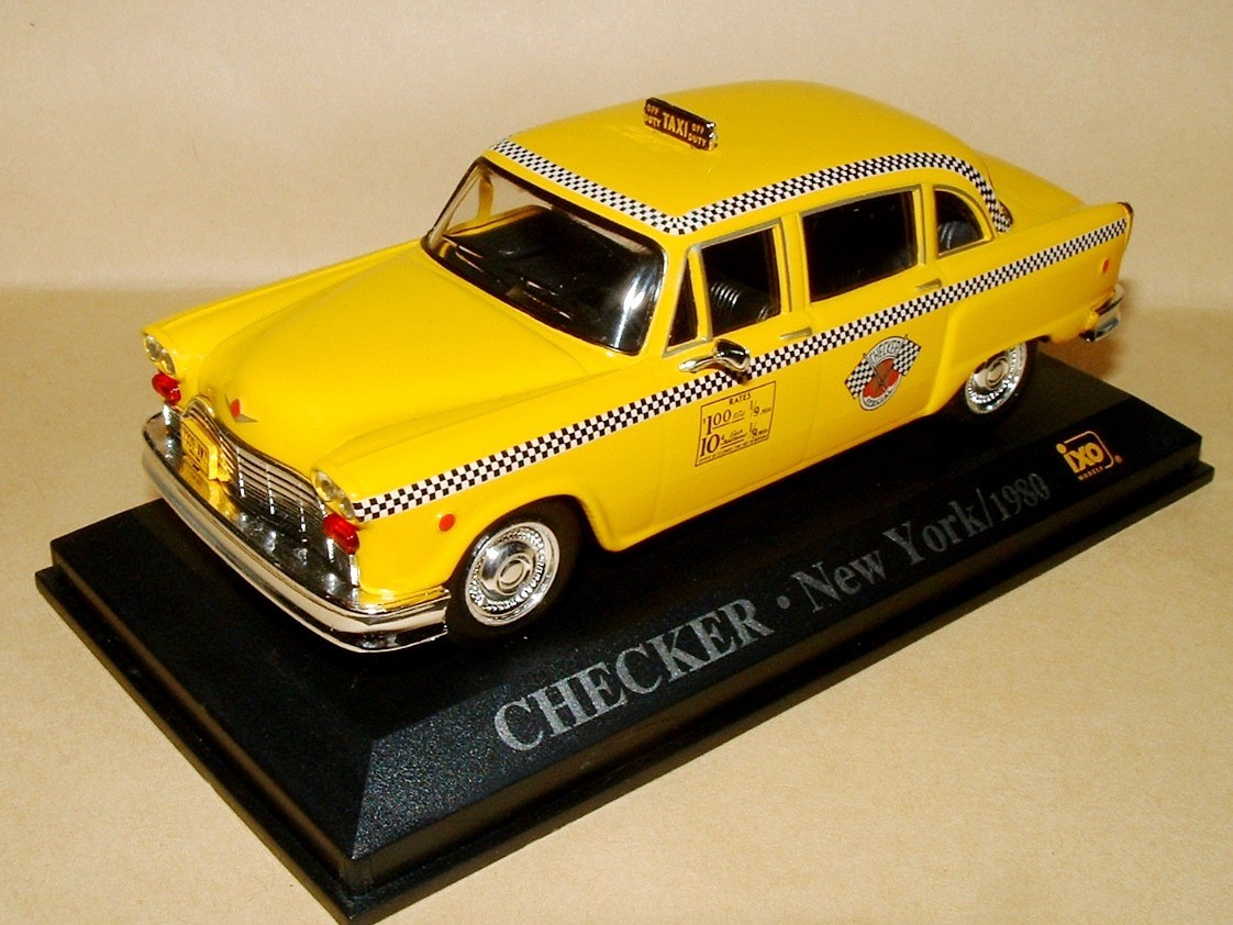 ■即決 1/43 デアゴスティーニ世界のタクシーコレクション【CHECKER・New York/1980】_参考見本です