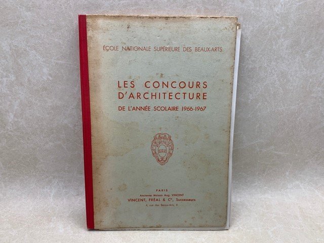 洋書　パリ国立高等美術学校　1966-1967 設計コンペ資料　ボザール　CIG671　CIG671