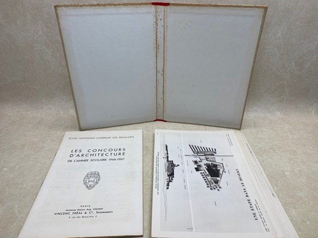 洋書　パリ国立高等美術学校　1966-1967 設計コンペ資料　ボザール　CIG671　CIG671_画像3