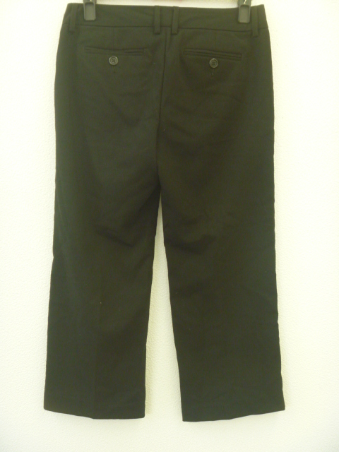 *(GAP capri) чёрный / стрейч брюки длина ног 57.5 размер 1