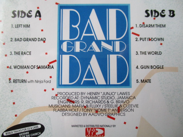 NinjaMan/Bad Grand Dad ニンジャマン 大傑作・大名盤♪！ 廃盤♪！ 入手困難♪！ トースティングのレジェンド♪！ VP Records♪！_画像3