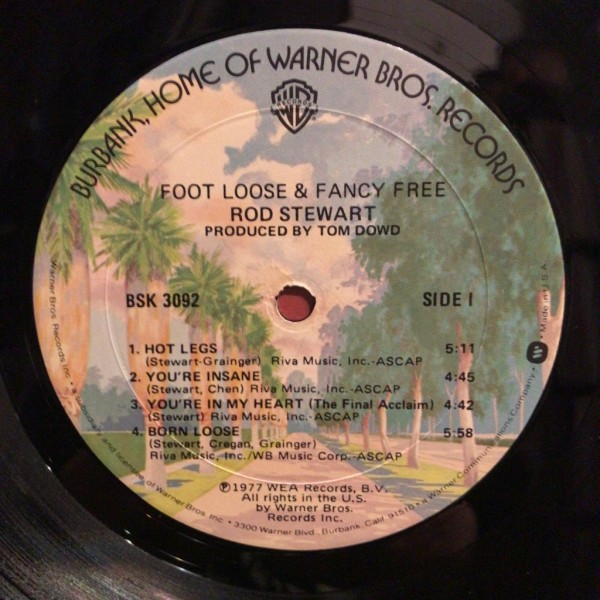 Rod Stewart - Foot Loose & Fancy Free BSK 3092_画像3