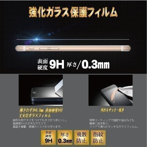 FRL-SHOP◆ アイフォン iPhone SE / 5 / 5s 強化ガラス 保護フィルム ガラスフィルム 0.3mm 硬度9H 2.5D ラウンドエッジ☆_画像6