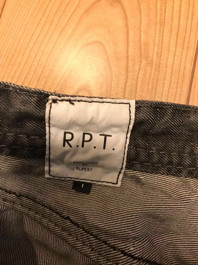  Rupert Rupert wrinkle processing black Denim size1