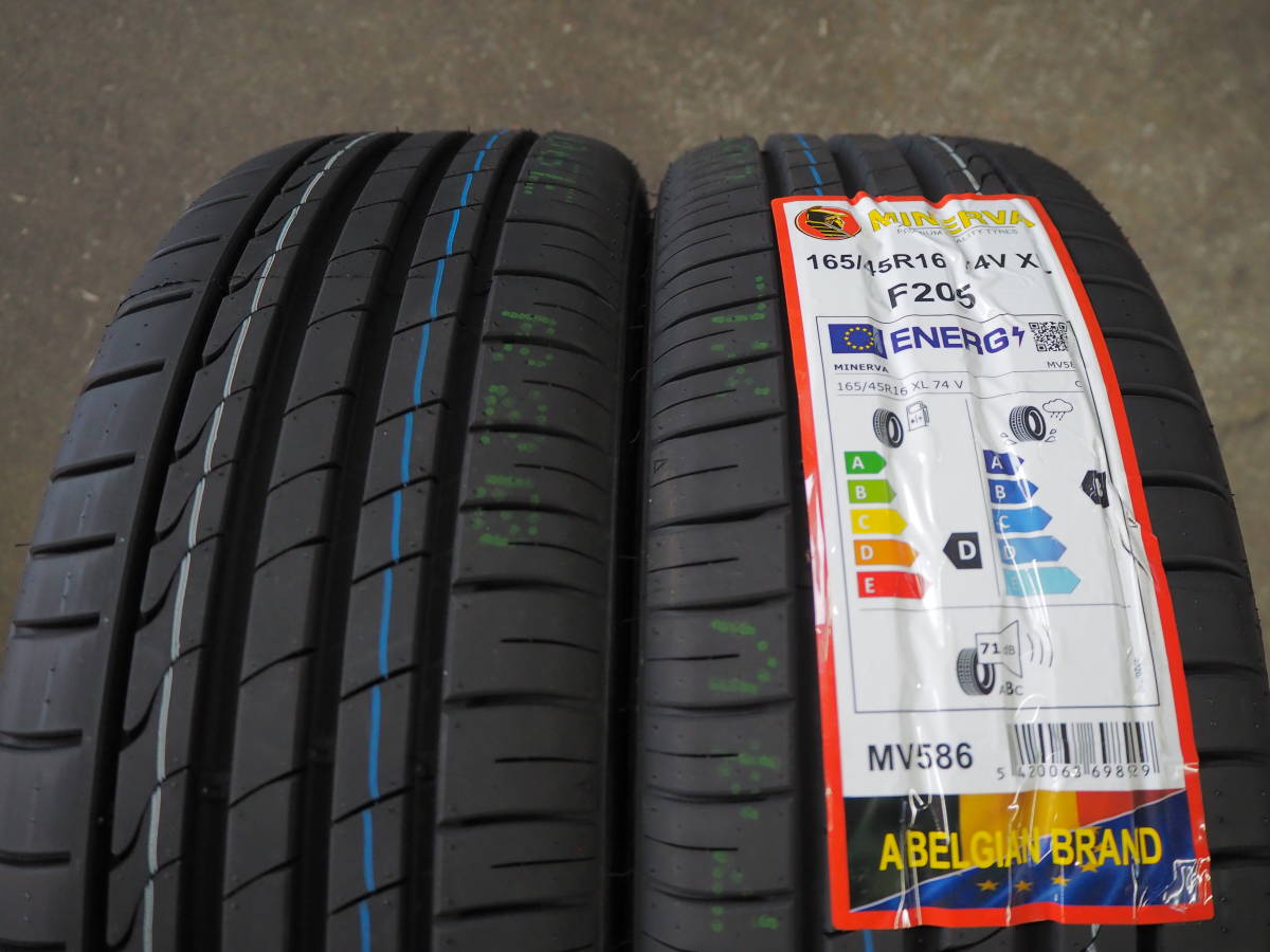 ★ツライチ★165/45R16 6J+45 4H100 逆ゾリ 深リム 新品 人気 1台分 N-BOX タント ウェイク スペーシア ルークス パレット カスタム BK/P_画像6