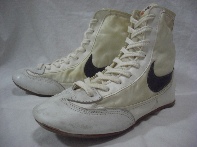 70s NIKE GRECO グレコ 筆記体 レスリング シューズ US8.5 (N-4-16)_画像1