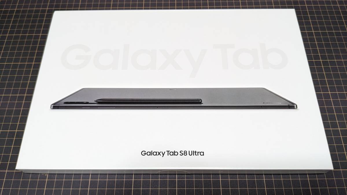 【中古・極美品】SAMSUNG Galaxy Tab S8 Ultra SM-X900NZAGXJP/社外専用ケース【即決】