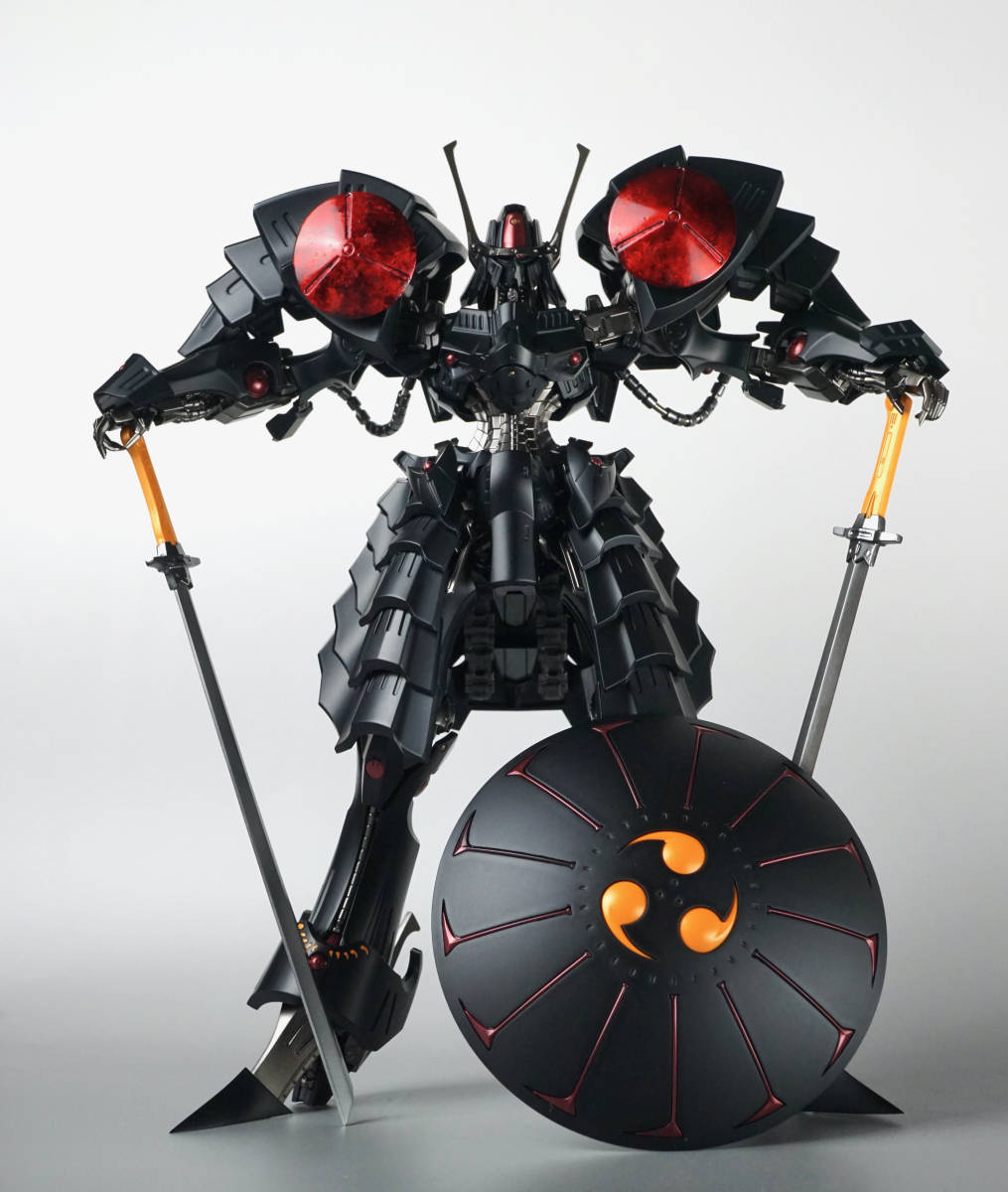 塗装済 完成品 1/100 IMS 『 バッシュ ザ ブラック ナイト 』ボークス FSS ファイブスター 物語 黒騎士の画像4