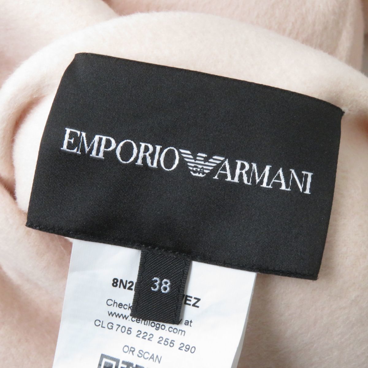 美品☆正規品 黒タグ EMPORIO ARMANI エンポリオアルマーニ 20AW