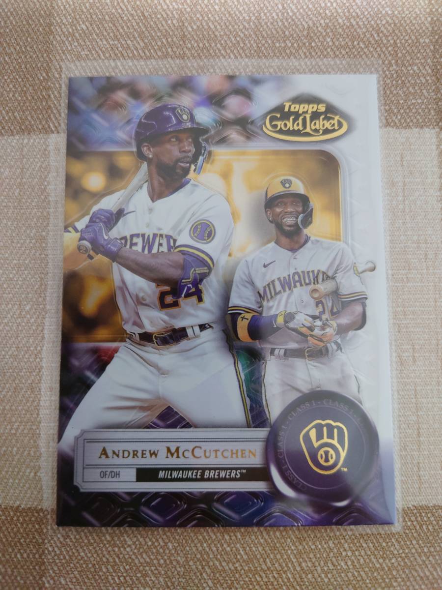 MLB 2022 TOPPS GOLD LABEL BASEBALL HOBBY BOX　ANDREW MCCUTCHEN アンドリューマッカッチェン　ブリュワーズ_画像1