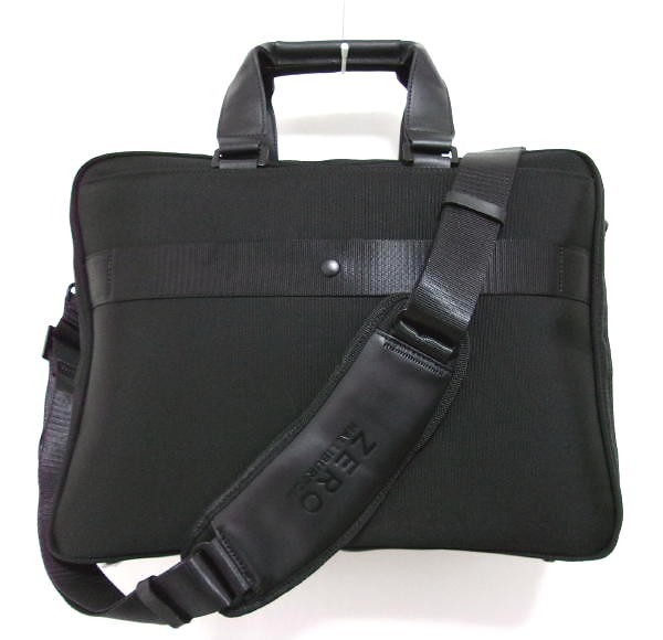  new goods *ZERO HALLIBURTON Zero Halliburton *2way business bag * briefcase * shoulder *2..* black * extract bread double function 