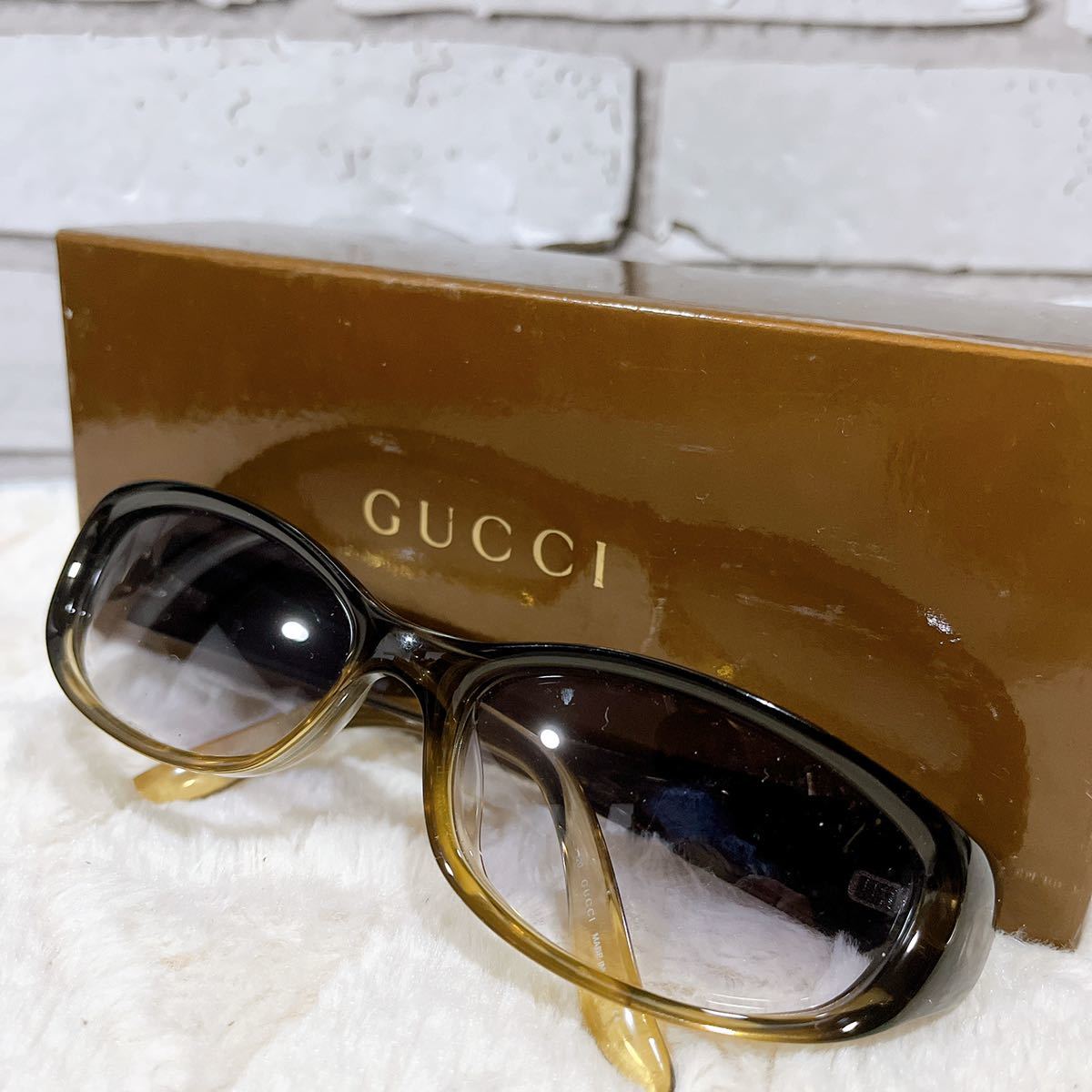 Yahoo!オークション - GUCCI グッチ サングラス メガネ G 保存箱付き