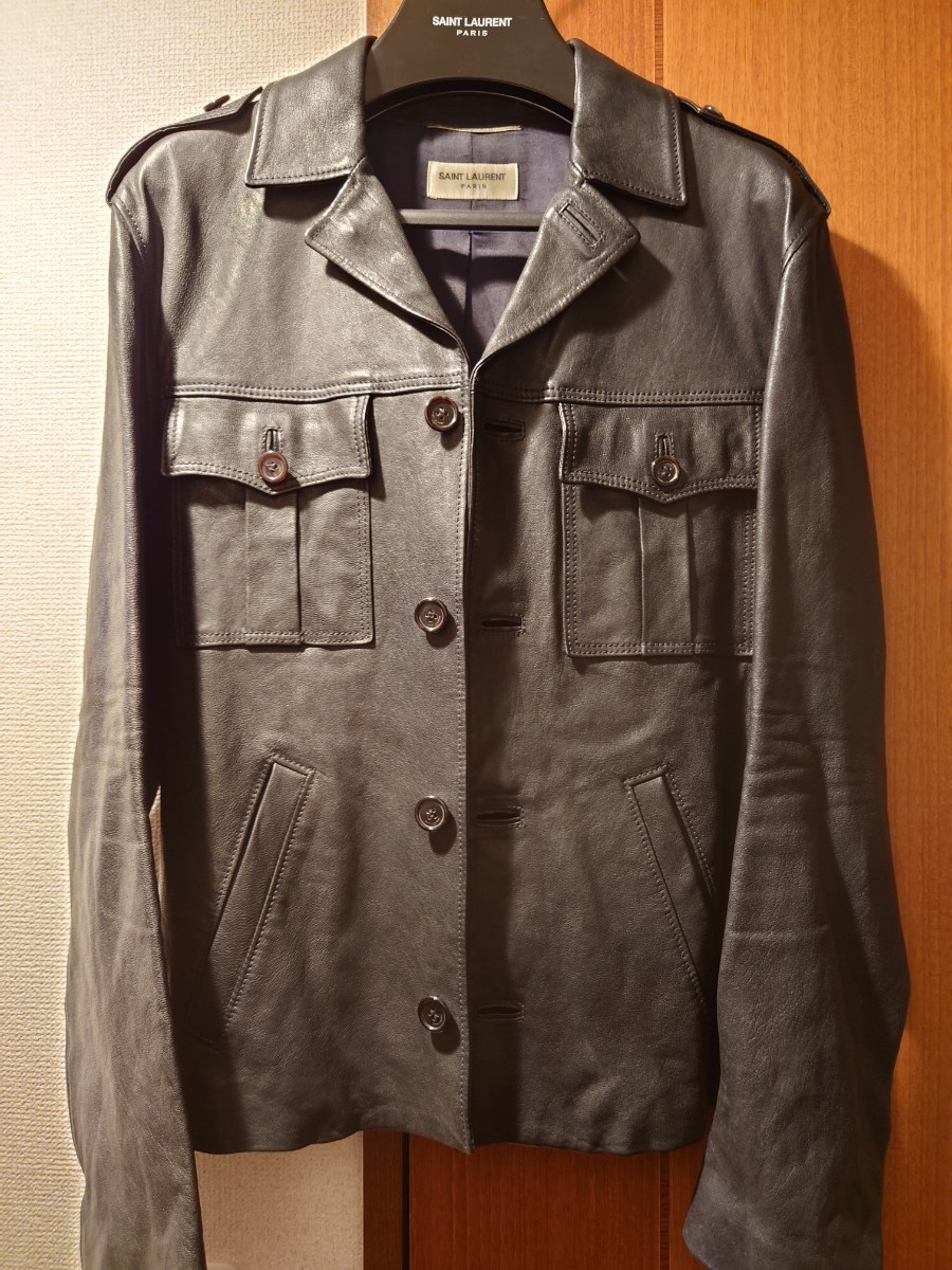Yahoo!オークション - サンローランパリ 15SS エポーレット付き Yahoo!オークション - サンローランパリ 15SS エポーレット付き