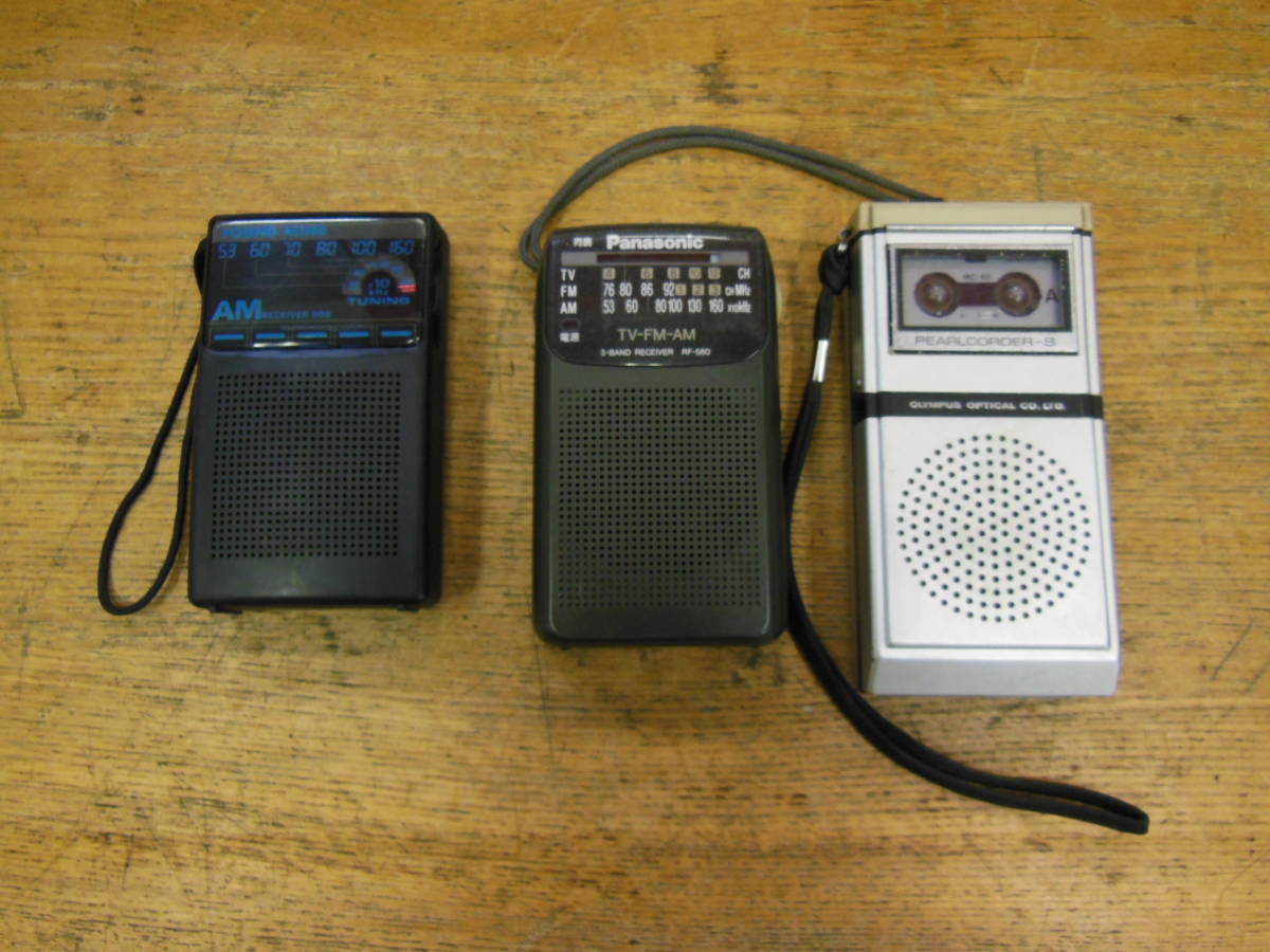 [ Junk ] radio, tape recorder 3. set RF-580 MC-60