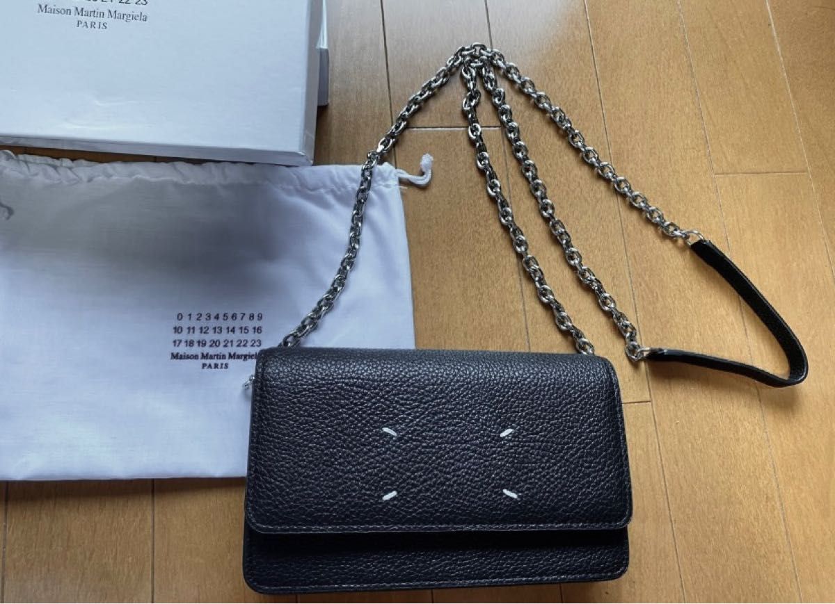 【MM6 Maison Margiela】罠 6 チェーン 財布/追跡可能 メゾンマルジェラ Maison Margiela MM6 ウォレットチェーン